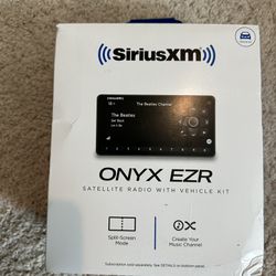 SiriusXM ONyX EZR Satellite Radio Receiver w/ Vehicle Kit SXER1V1 NIB