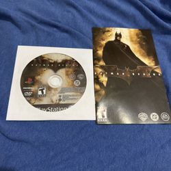 Playstation 2 Game : Batman Begins 