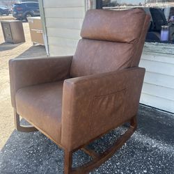 Upholstered Synthetic Leather Soaring, Brown