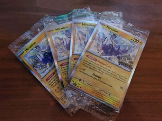 Pokemon Pitch Black Prerelease Staff Promos (SEALED)