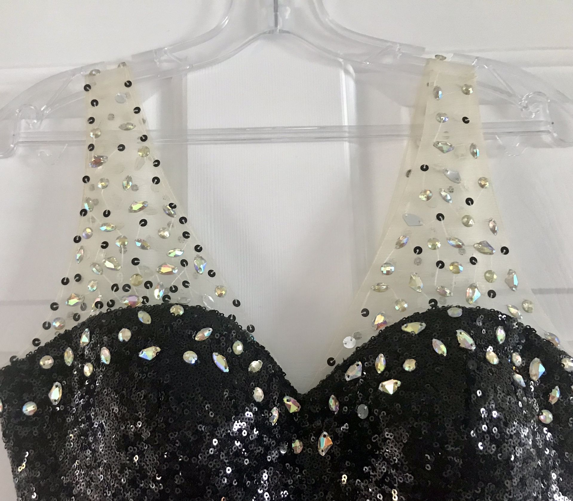 Gorgeous, Sequined Black Dress ~ Homecoming ~ Size Small 