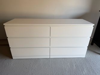 IKEA Malm 6 Drawer Dresser