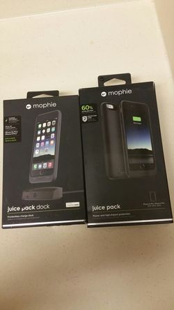 IPhone 6/6S Plus Mophie battery case & charging dock combo