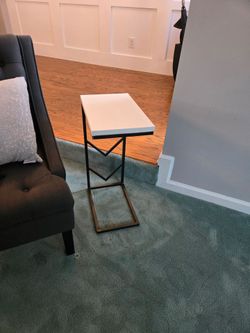 Set of 2 Modern C-Shaped Side Tables – $50 Pair