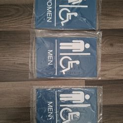 3D Printer Signs For Restrooms 