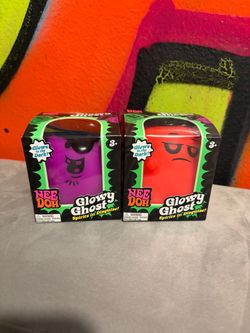 Authentic NeeDoh Glowy Ghost Halloween Holiday Squishy
