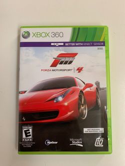 Xbox 360 forza Motorsport 4 game