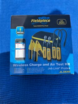 Fieldpiece wireless Charge and air test kit job link