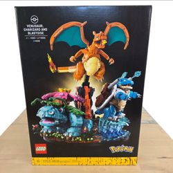 Pokemon LEGO 72153 Venusaur Charizard Blastoise Set