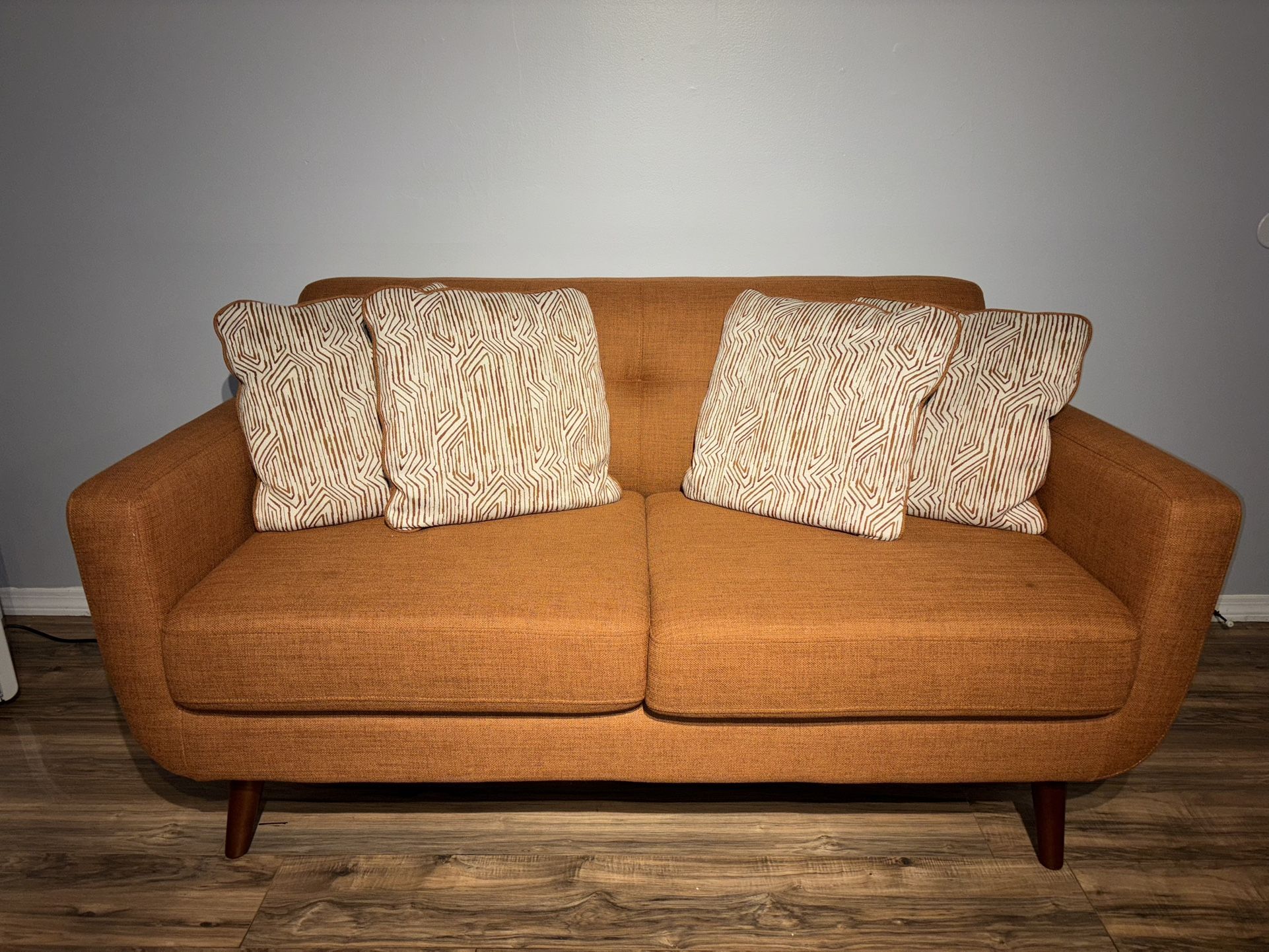 Bettie Russet 80" Sofa & 65" Loveseat