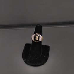 Religious Ring 14k 6.4g Sz 7