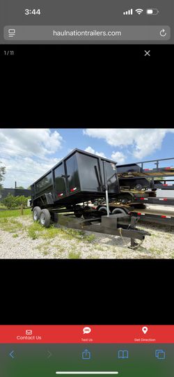 New 7×14 TAYLOR TRAILERS Dump Trailer