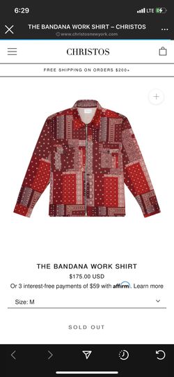 Christo New York Bandana Shirt