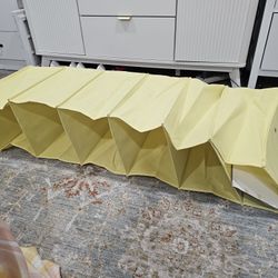 New, never used Hanging Closet Organizer, 6-Shelf - Yellow