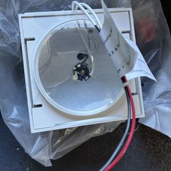 3 White Wall Lamps (new)