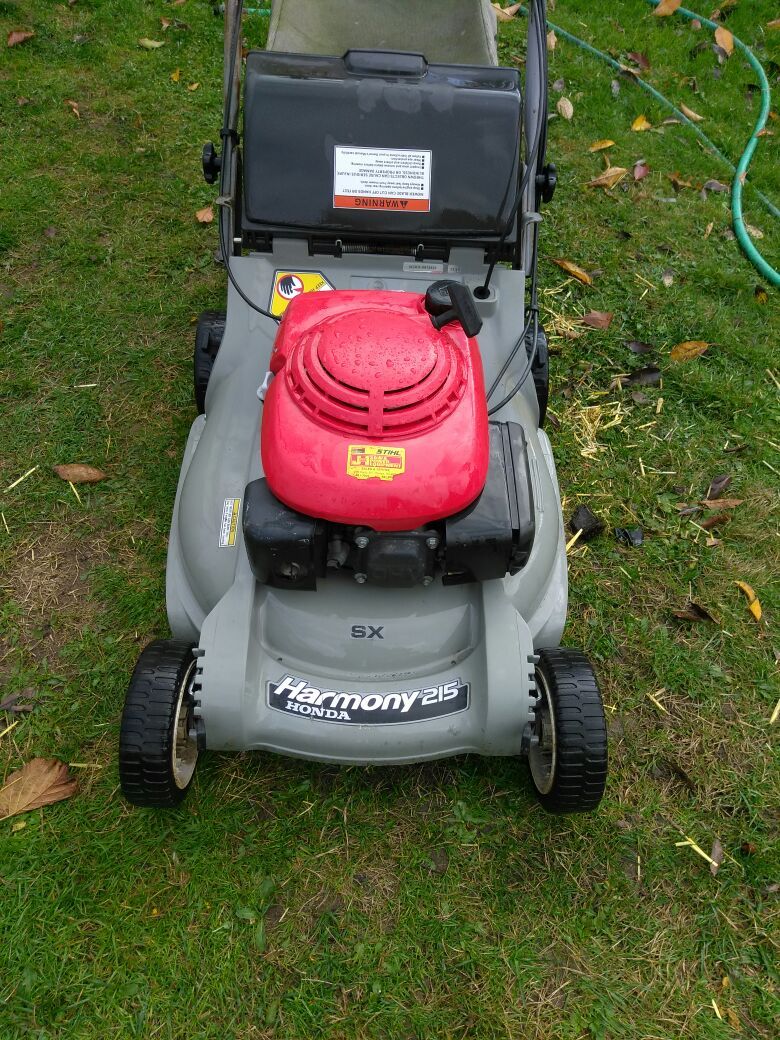 Honda harmony outlet 215 sx