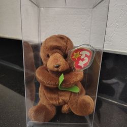 Original Ty Seaweed The Otter Error Tag Beanie Baby. 
