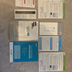 Wii U Manuals