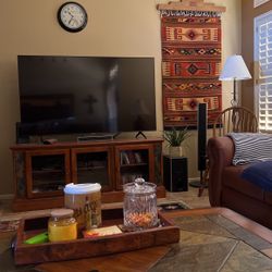 Indian Wall Rug/stereo Chest