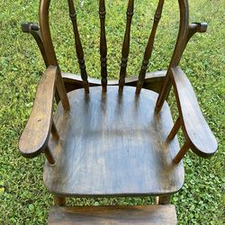 AMISH HANDCRAFTED ANTIQUE HIGH CHAIR