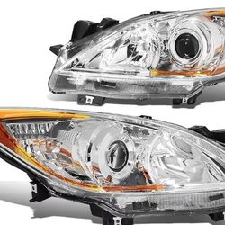 10-13 mazda 3 clear headlights