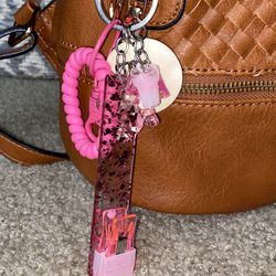 Pink Wristlet Keychain