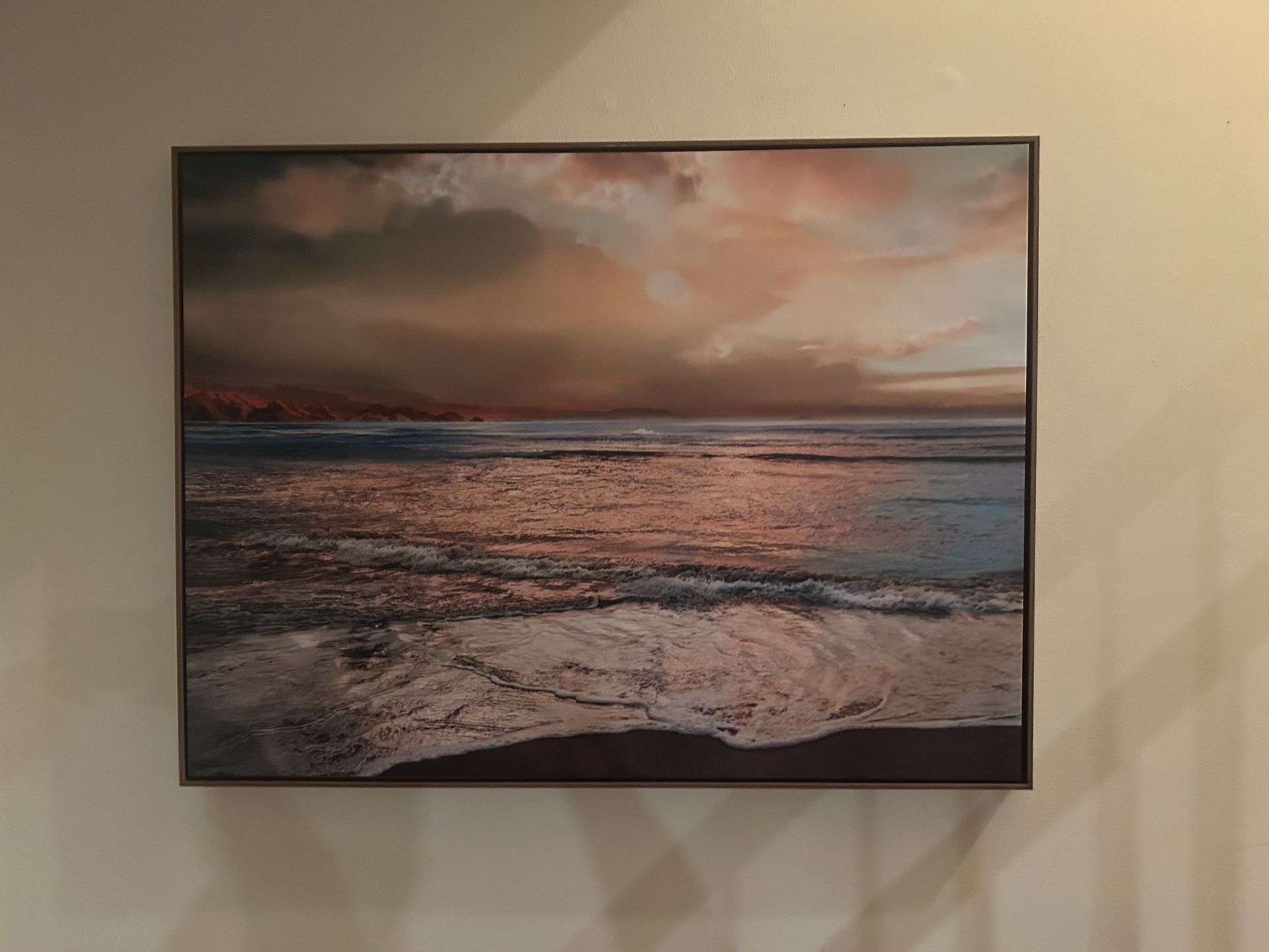 Wall art picture beach