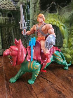 He man and battle cat Masters of the Universe