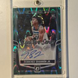 2024-25 Optic Signature Series Terrence Shannon Jr. Seismic Prizm