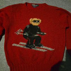 Polo knitted sweater size large