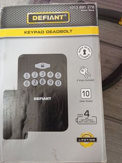 Defiant  keypad deadbolt