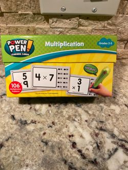 Power Pen! Learning Cards Multiplication Grades 2-5