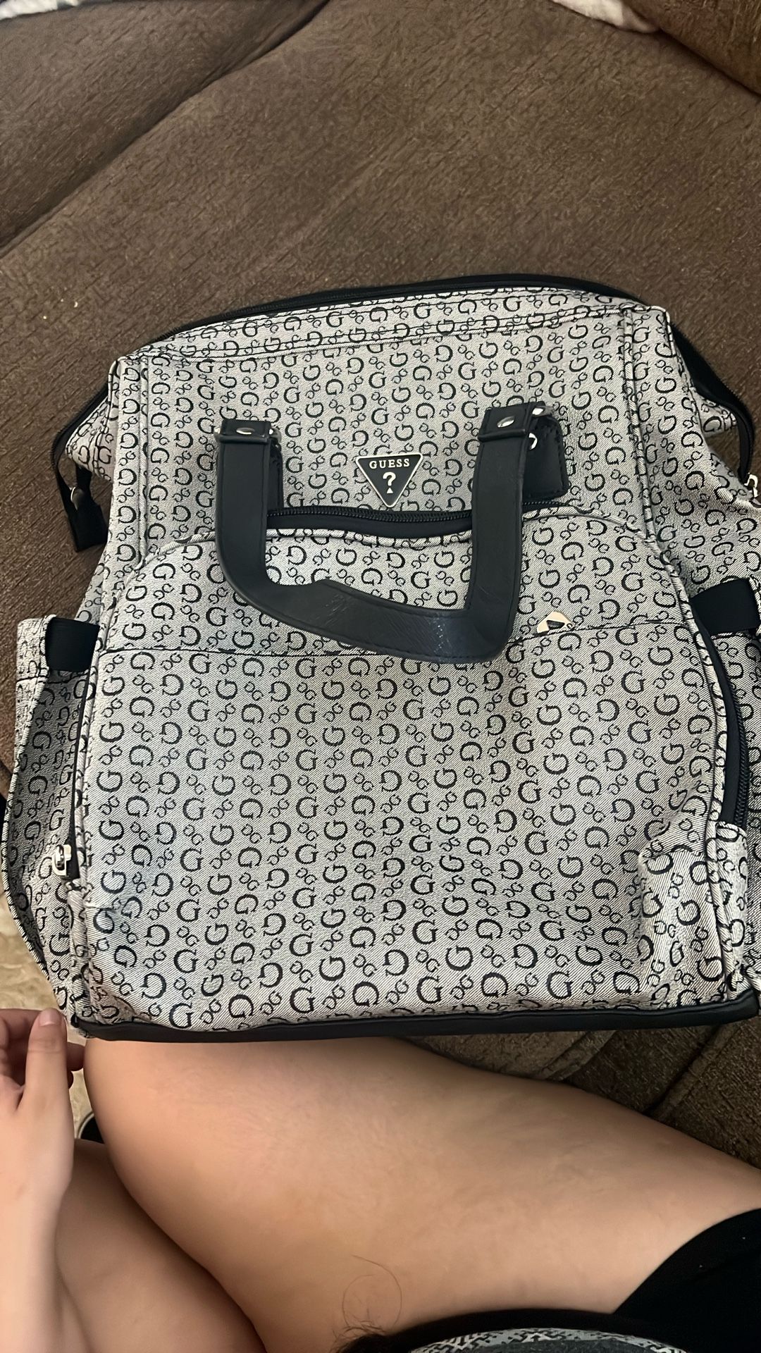 guess baby diaper bag 