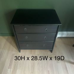 Black IKEA Dresser