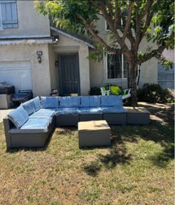 Modular patio sofa set brand new 8-piece outdoor patio sofa ☑️🆕✅