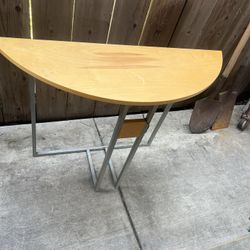 Console table and matching mirror