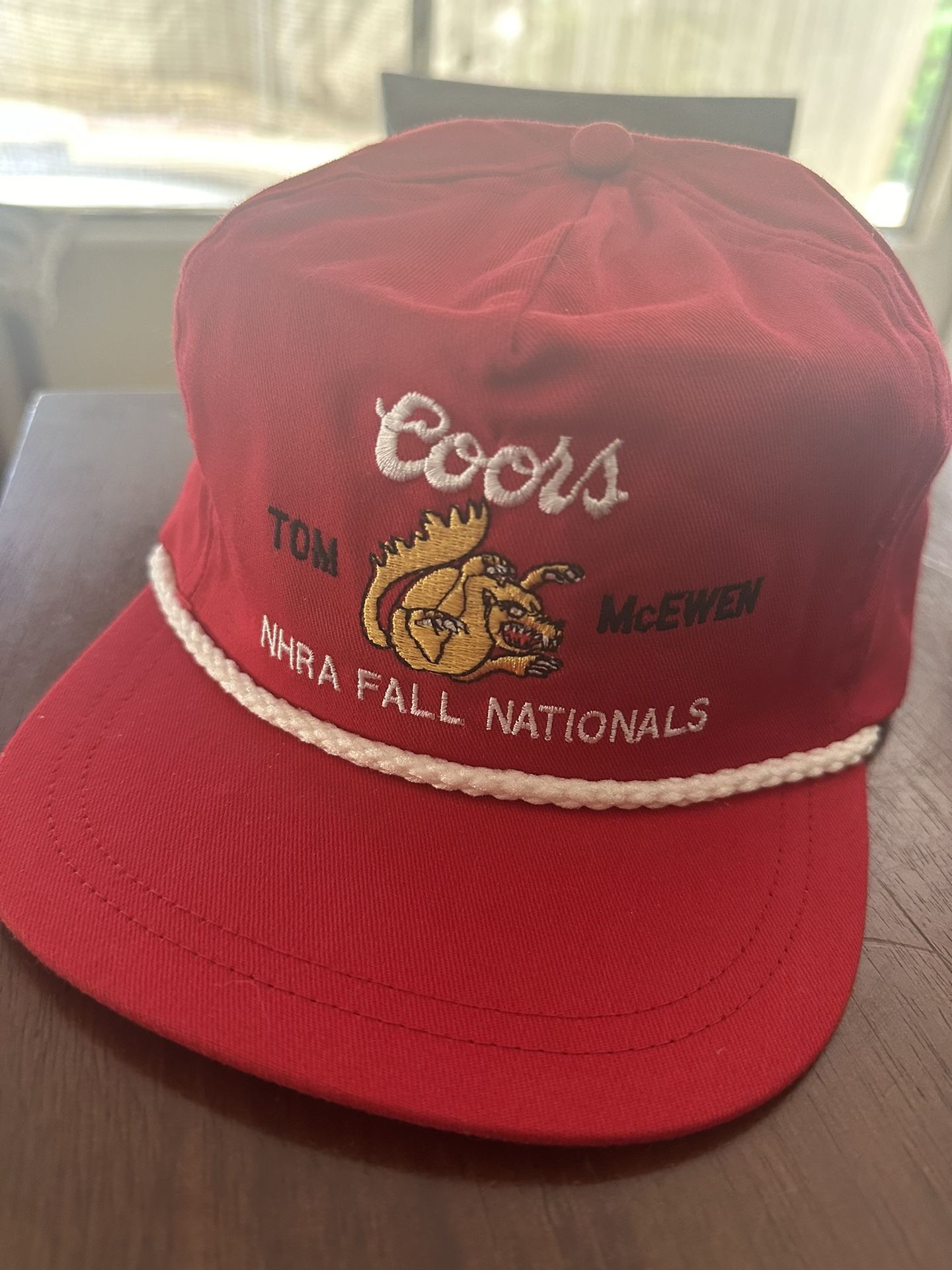 Vintage Tom McEwen Coors Racing Hat