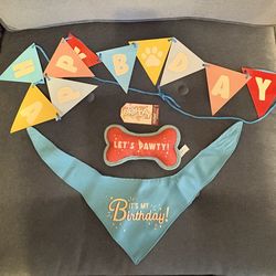 Dog Happy Birthday Set