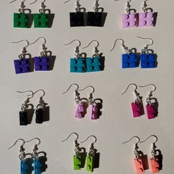 Handmade Lego Earrings 