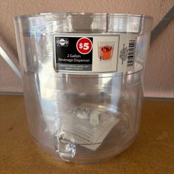 New: 2 Gallon Beverage Dispenser   Brand new and Unopened    $5