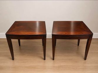 Pair of Solid Wood End Tables / Side Tables