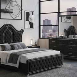 Brand new queen size bedframe,dresser and mirror 