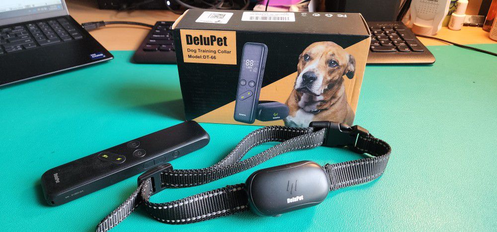 1

Delupet DT-66 Dog Black Rechargeable Adjustable Training Shock Collar W/ Remote

