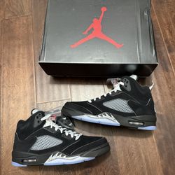 Jordan 5 Retro OG Black Metallic Reimagined Size 10