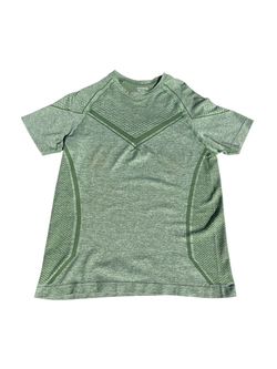 OQQ Green Athletic Performance T-Shirt, M