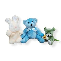 Pastel Stuffed Animals