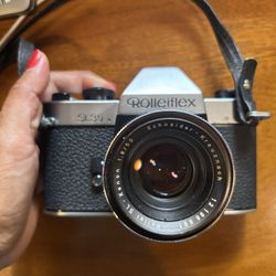 Vintage Rolleiflex SL35 Chrome + Rare Schneider-Kreuznach 50mm f/1.8 Xenon (Made in Germany)