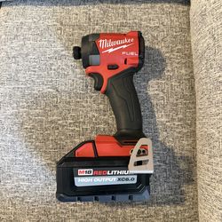 Milwaukee M18 Fuel Drill with battery