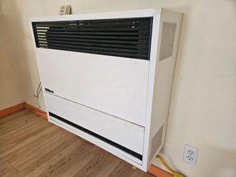 Gas heater wall mounted
