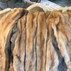 SP Trippy Seattle Mink And Fox Coat Vintage 